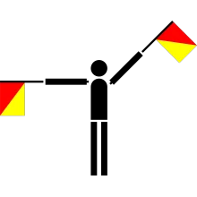 Semaphore Flag Letter Q