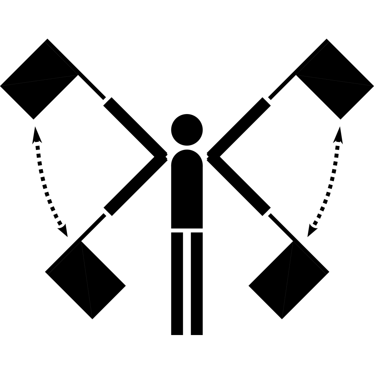 Semaphore Flag Error or Attention Signal
 | SVG Vector Elements