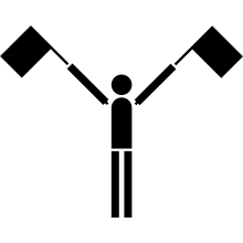 Semaphore Flag Letter U