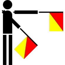 Semaphore Flag Letter Z