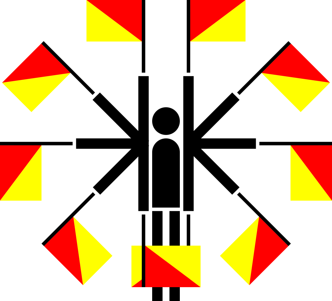 Semaphore Flag Graphics | SVG Vector Elements
