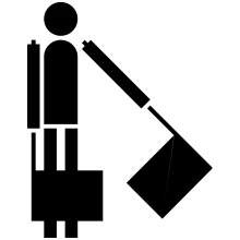 Semaphore Flag Letter G or Number 7