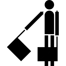 Semaphore Flag Letter A or Number 1