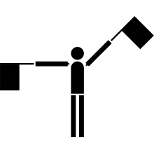 Semaphore Flag Letter Q