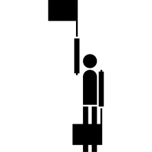 Semaphore Flag Letter D or Number 4
