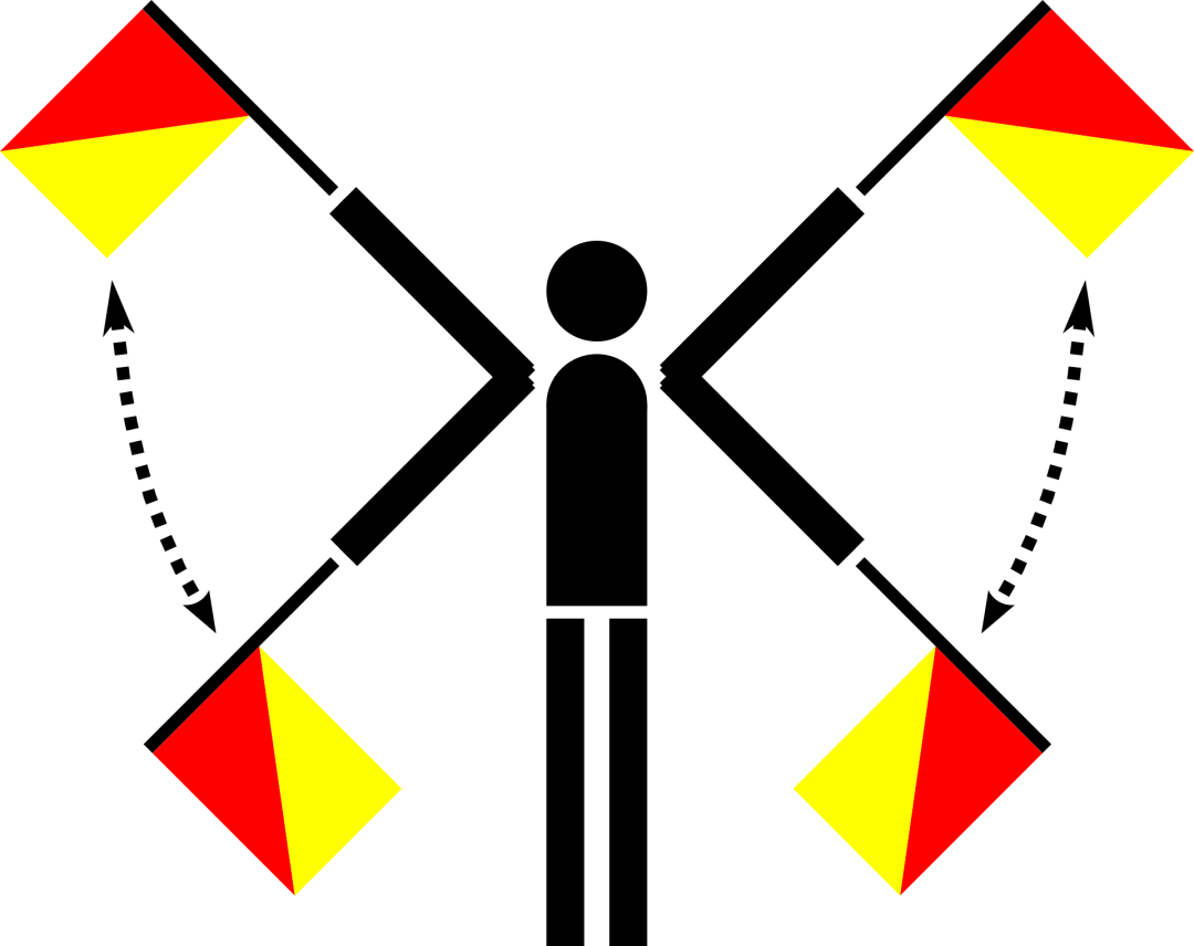 Semaphore Flag Error or Attention Signal
 | SVG Vector Elements