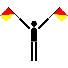 Semaphore Flag Letter U